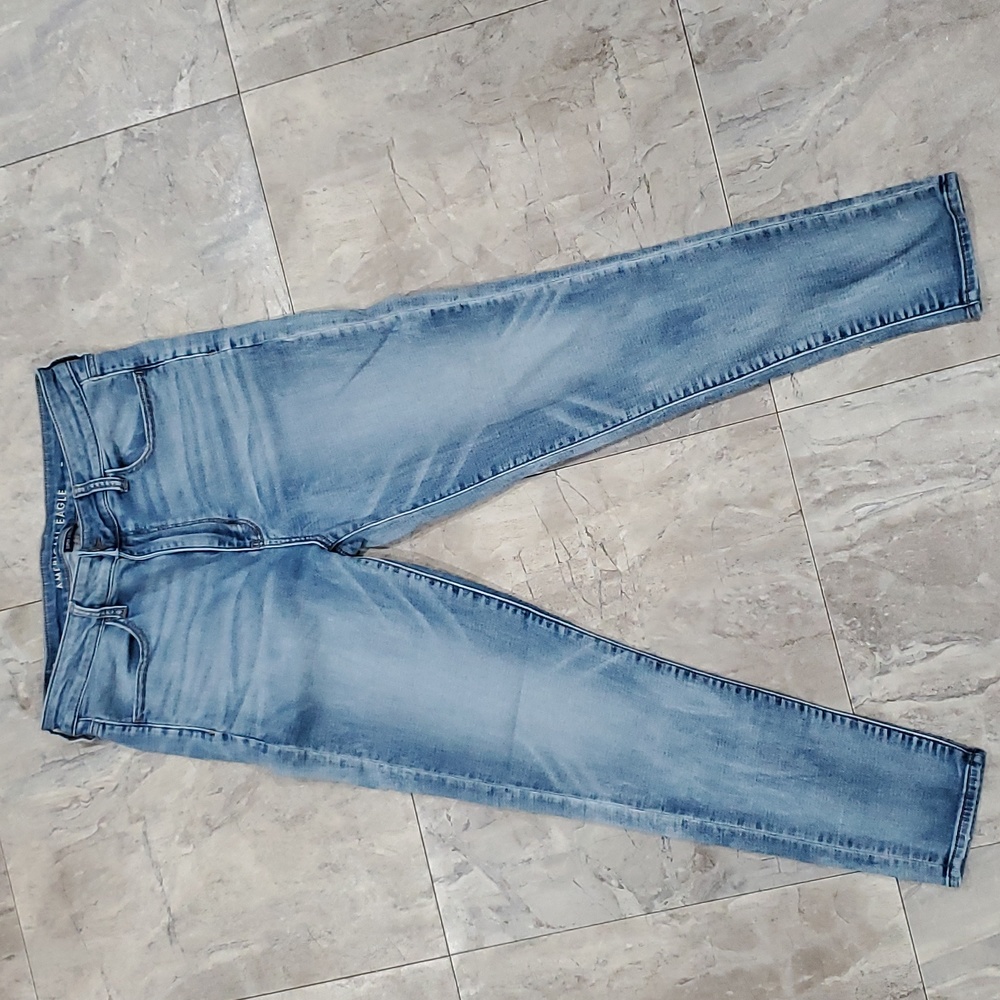 American eagle hi rise jegging crop